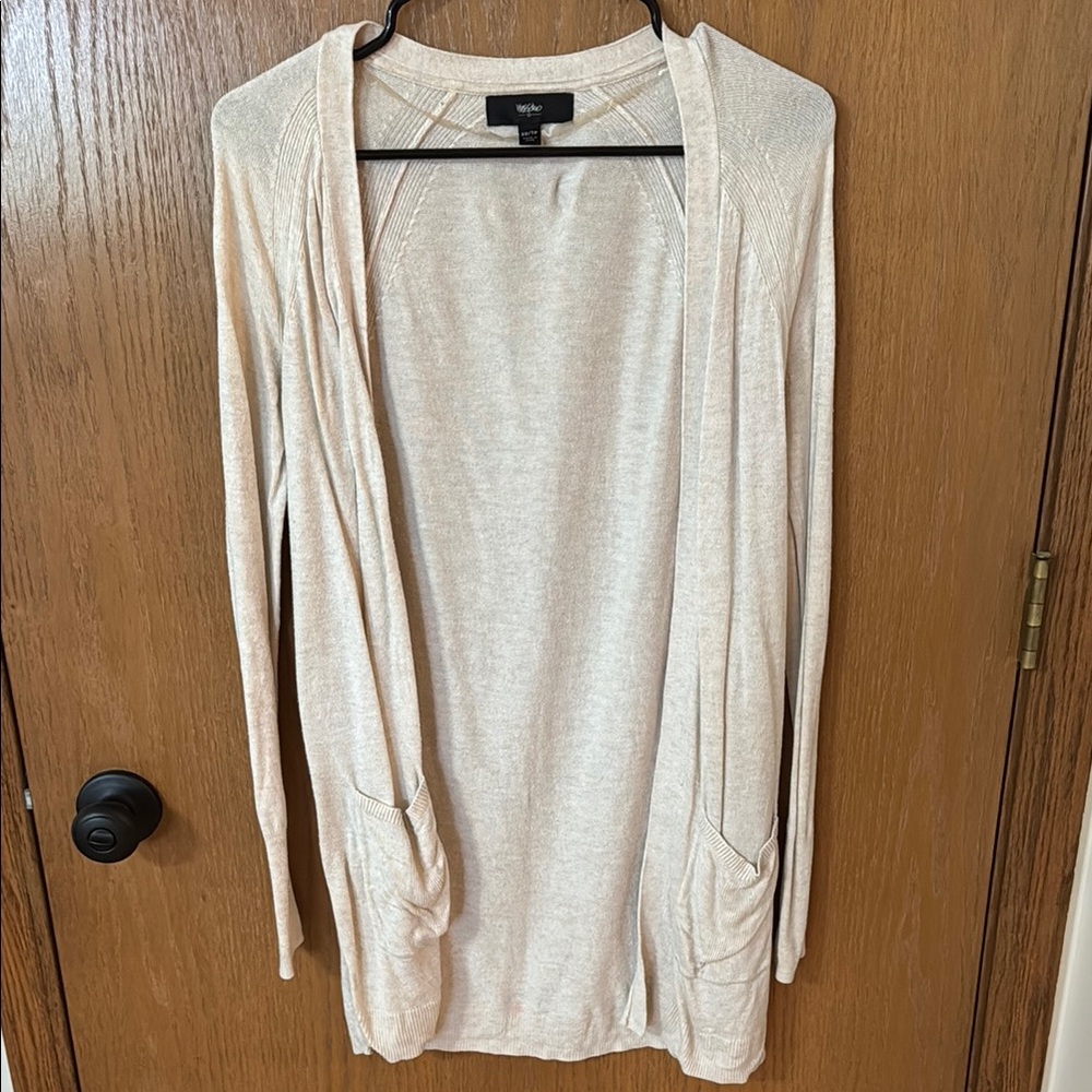 Mossimo Supply Co Cream Cardigan Sweater